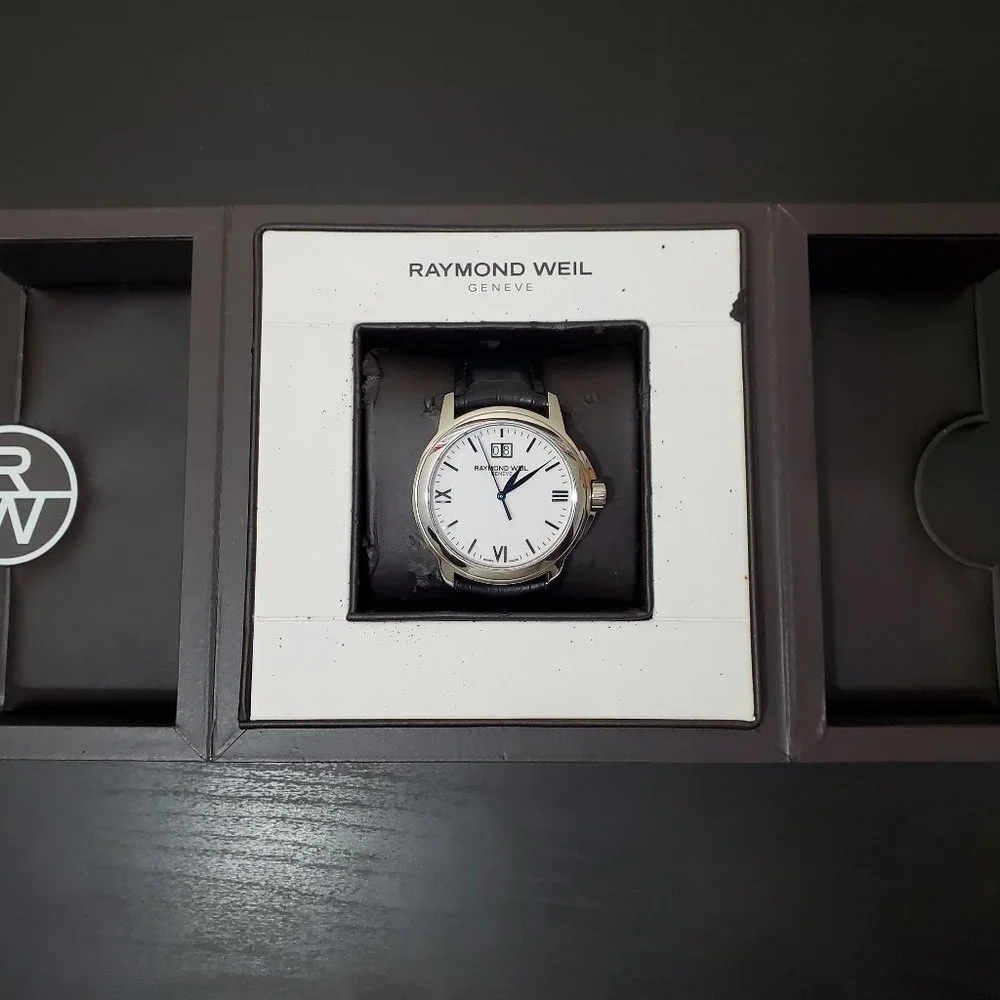 Watch Man Raymond Weil Tradition 5576-ST-00307 Leather/Black - Picture 2 of 7
